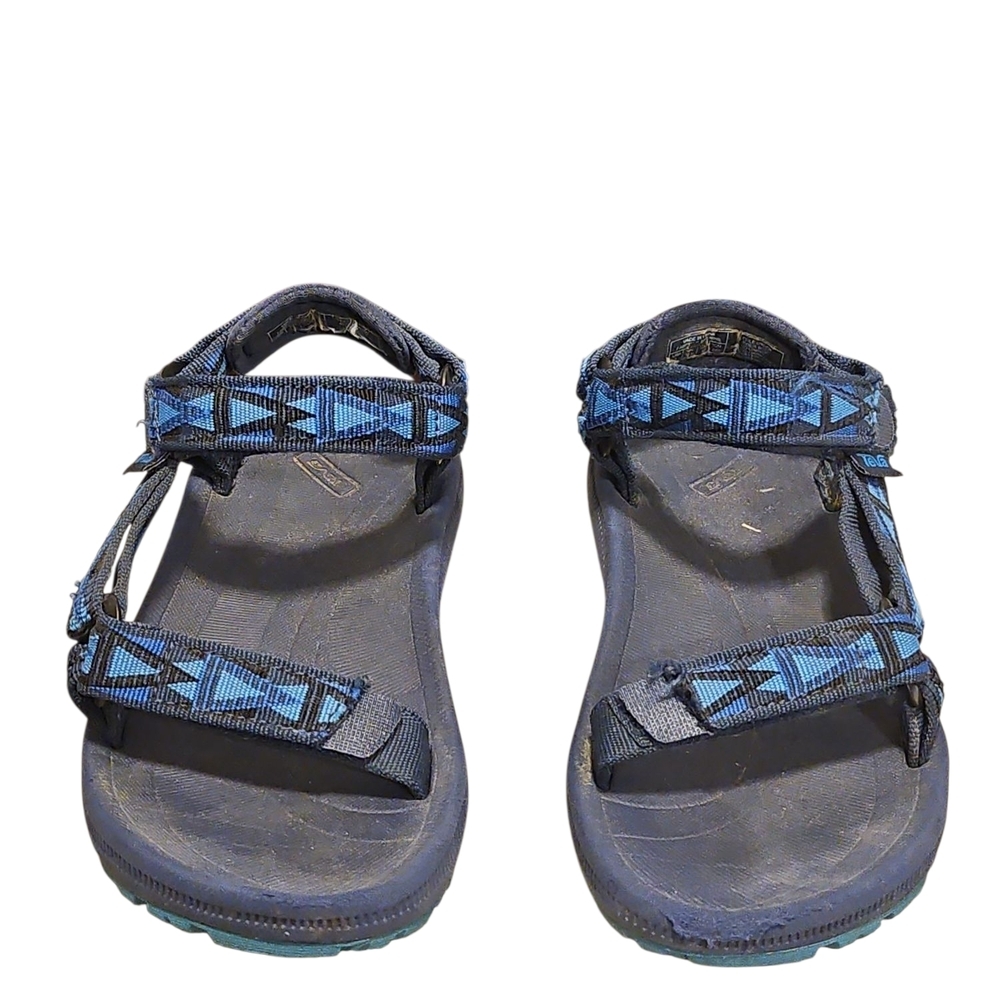 Teva Blue Patterned Strap Sandals - Picture 2 of 6